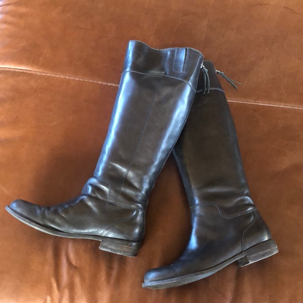 Nine west leather boot 8.5